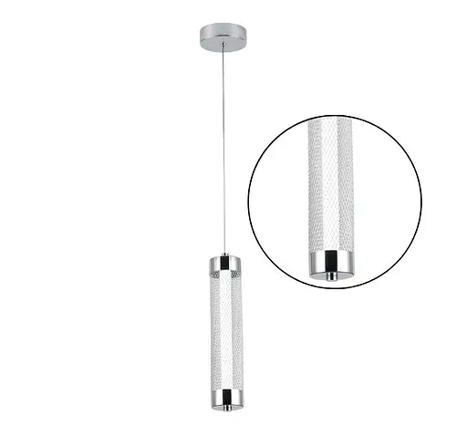 Підвісний світлодіодний світильник G 2664/1P 8W Хром