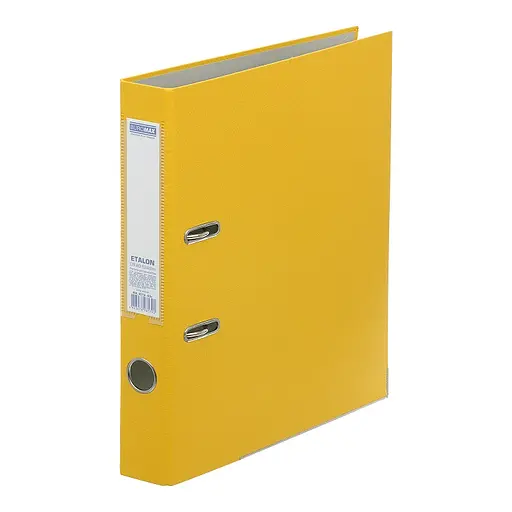 Регистратор односторонний Etalon, А4, 50 мм, сборный, желтый
