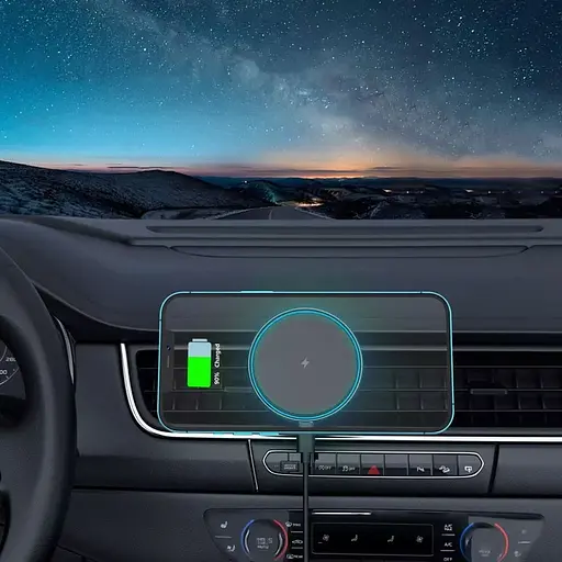 Автотримач із бездротовою зарядкою Proove Magic Circle Pro 15W (WHMP15010001) [133344] - фото 6