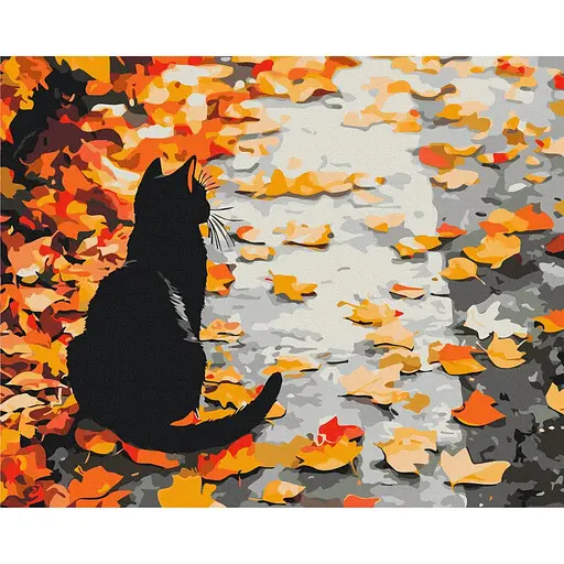 Картина по номерам на подрамнике Brushme Бдительная осень