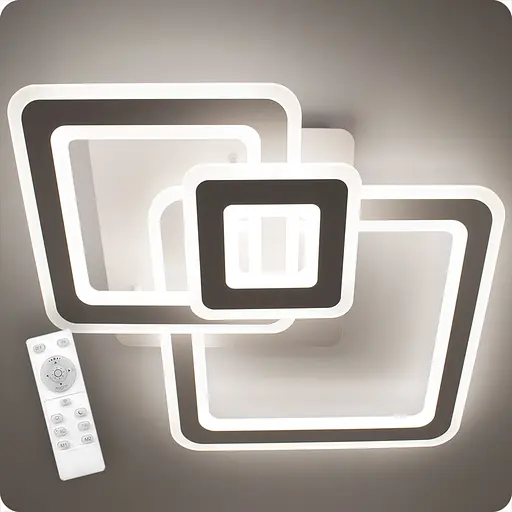 Люстра світлодіодна 517 Xlight з пультом 124Вт Білий (01925) - фото 1