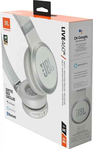 Наушники JBL LIVE 460 NC White (JBLLIVE460NCWHT) - фото 3
