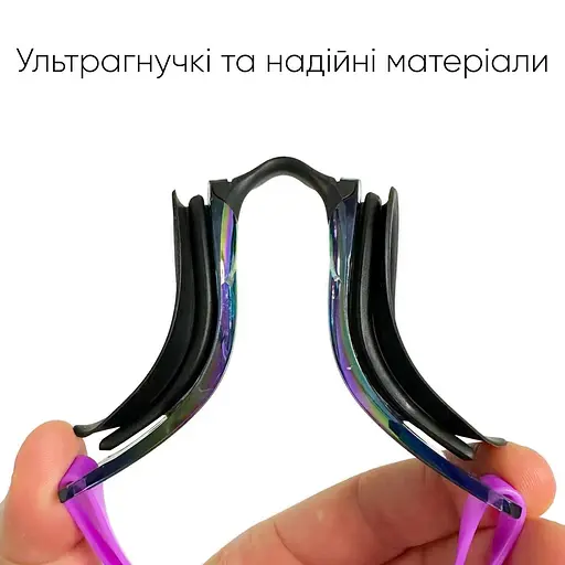 Окуляри для плавання Renvo Alat Pro Уні Anti-fog Фіолетовий OSFM (2SG610-0905) - фото 7