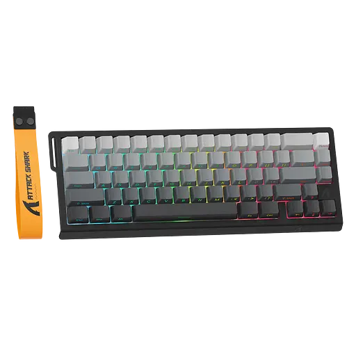 Клавіатура Attack Shark X68 HE Side Printed RGB Gradient Black - фото 2