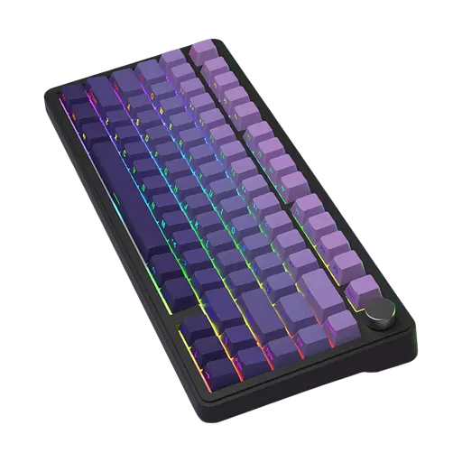 Клавиатура Attack Shark X85 Side Printed RGB Gradient Purple - фото 3