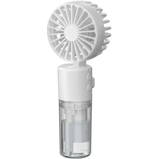 Вентилятор беспроводной ручной F2 с функцией увлажнения белый - фото 1