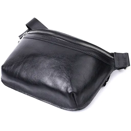 Кожаная бананка Grande Pelle унисекс 25х15х4.5 см sum0026992 - фото 5