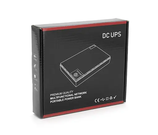 Источник бесперебойного питания (ИБП) UPS-18W DC1018P YT44905 для роутеров/коммутаторов/PON/POE-430, 5//9/12V, 1A, 10400MAh(4*2600MAh), Black, Box - фото 3