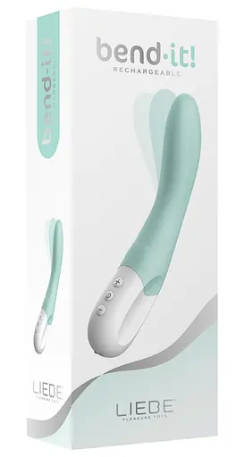 Вібратор Liebe Pleasure Toys Bend-It 22 см м'ятний - фото 5