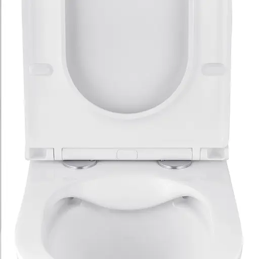 Унитаз подвесной Kroner Armada WHI513636 RIMLESS безободковый с сиденьем Slim Duroplast / Soft-close / Quick relase (KA513636WHIR), Белый - фото 5