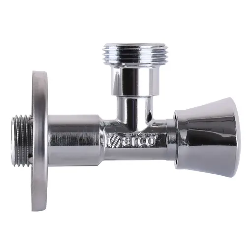 Кран кутовий вентильний Arco 1/2″х 3/4(+3/8″) Zenit Z0915 Regula 000012712 - фото 2