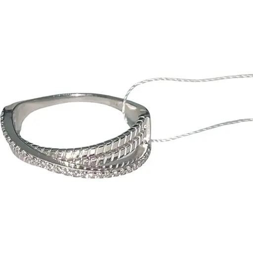 Серебряное кольцо Империя золота с фианитами. КВ1949С 17,5