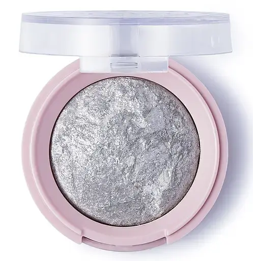 Тіні шимерні Pretty Stars Baked Eye Shadow, відтінок 05 (Silver Blaze), 3.3 г (8000018545635) - фото 1