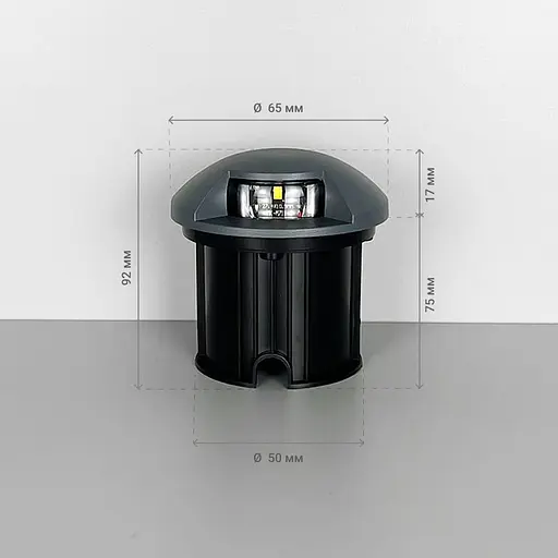 Тротуарний світильник Ø 6,5х9,2 см 1 Вт 3000K 1-стороннє світло | Line F | Арт. M721-1 - фото 7