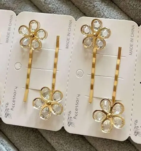 Декоративні металеві шпильки для зачісок 24 шт. - фото 2