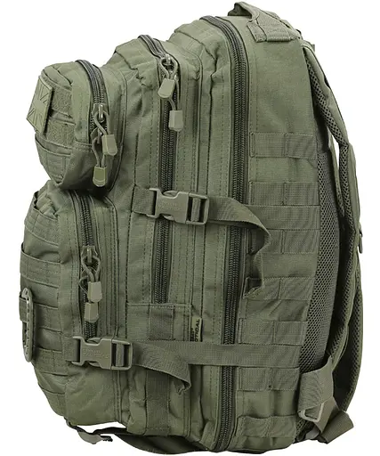 Рюкзак тактический Kombat UK Hex-Stop Small Molle Assault 28L Олива (KB-HSSMAP-OLGR) - фото 2