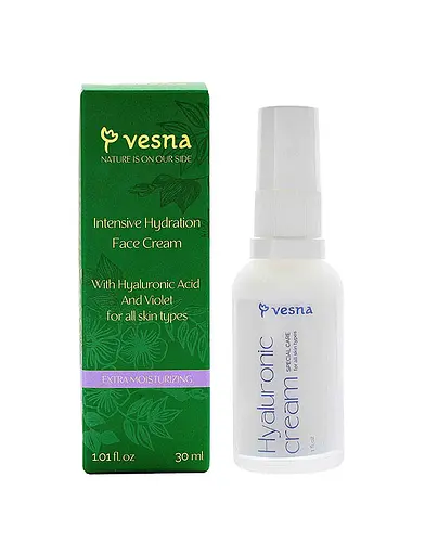 Крем с гиалуроновой кислотой для лица Vesna 30 мл - фото 1