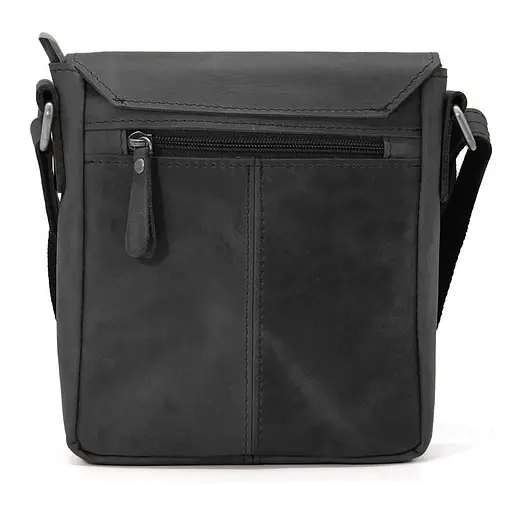 Кожаная мужская сумка через плечо LIMARY 22х18х5 см sum0025887 - фото 4