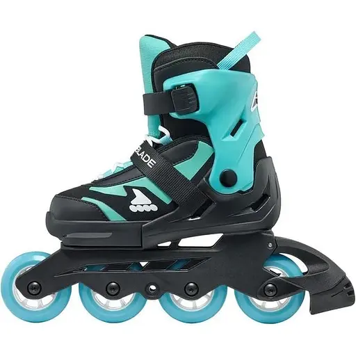 Ролики Rollerblade Microblade 33-36.5 Black/Light blue (1012-86B0751530-NK02-33-36.5) - фото 3