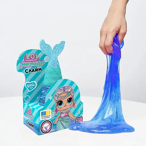 Іграшка-антистрес слайм Русалка Блакитна L.O.L. Surprise! LOL80196 з браслетом - фото 3