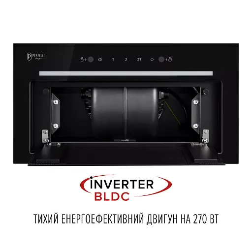 Вытяжка полновстраиваемая Perfelli Design Filini 5 Nero Silenzio - фото 5