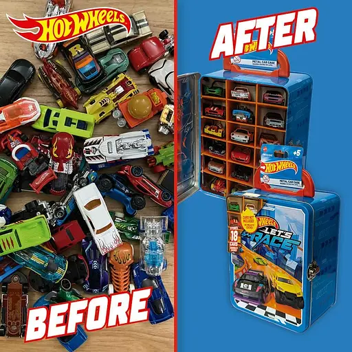 Контейнер для 18 машинок Hot Wheels (HWCC2-24C) - фото 4