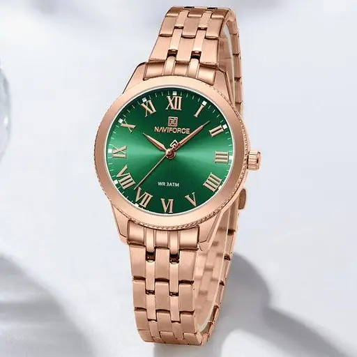Женские наручные часы Naviforce Tenerife (Золотистые) - фото 4