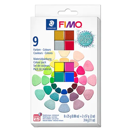 Набор пластики "Effect Mixing Mica Colours" 8х25гp 2х57гр Fimo