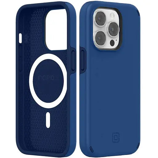 Оригинальный противоударный чехол Incipio Duo MagSafe для iPhone 14 Pro Max (6.7") Blue IPH-2035-MNYIB