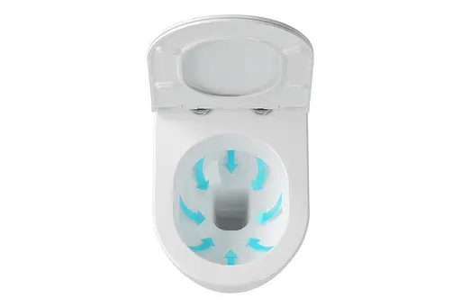 Унитаз подвесной Ravak Chrome X01516, Белый - фото 5