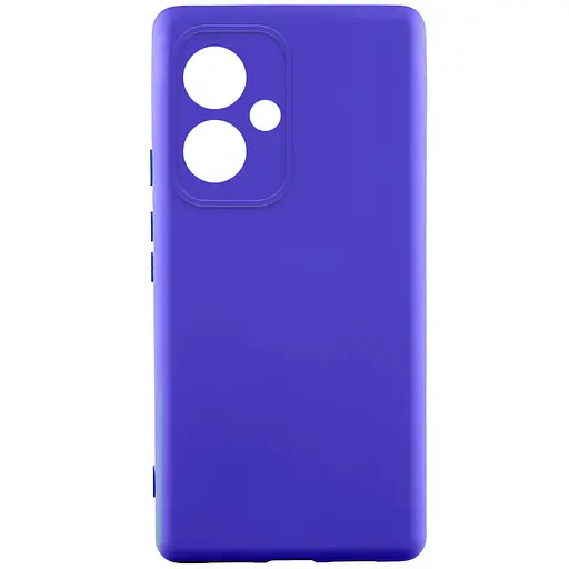 Чехол Lakshmi Silicone Cover Full Camera AA для Xiaomi Redmi 13 4G/Poco M6 4G Синий/Iris