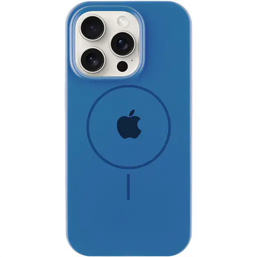 Чехол Epik Silicone Case Full Protective AA with MagSafe для Apple iPhone 15 Pro 6.1 Синий/Denim Blue