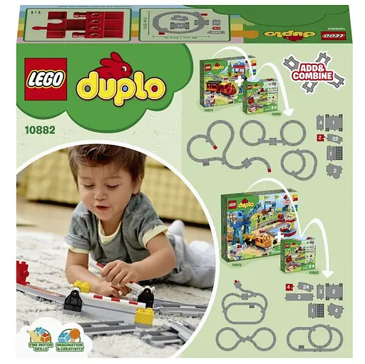 Уценка. Конструктор LEGO DUPLO Town Рельсы, 23 детали (10882) - фото 5