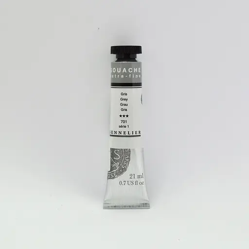 Гуашевая краска Sennelier профессиональная, 21 мл, S1, Серый