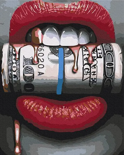 Картина за номерами на підрамнику Brushme Грошовий потік