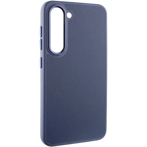 Шкіряний чохол Bonbon Leather Metal Style для Samsung Galaxy S23 Синій / Navy blue - фото 2