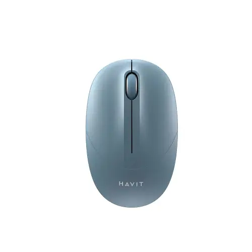 Миша бездротова Havit MS54GT, Blue, USB 2.4GHz, оптична, 1600 dpi, 3 кнопки, до 10 м, 1xAA (HV-MS54GT)