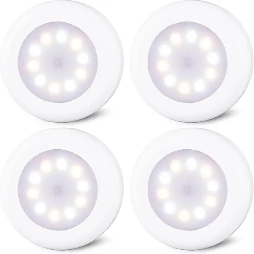 Набор сенсорных ламп светодиодных STAR-SPANGLED 4 шт. 7,9 см 3 цветовых режима