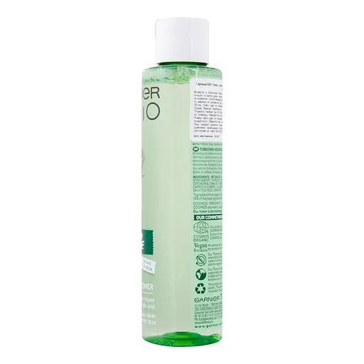 Тонік з екстрактом чебрецю Garnier Bio Perfecting Tonik Purifying Thume, для комбінованої та жирної шкіри, 150 мл - фото 5