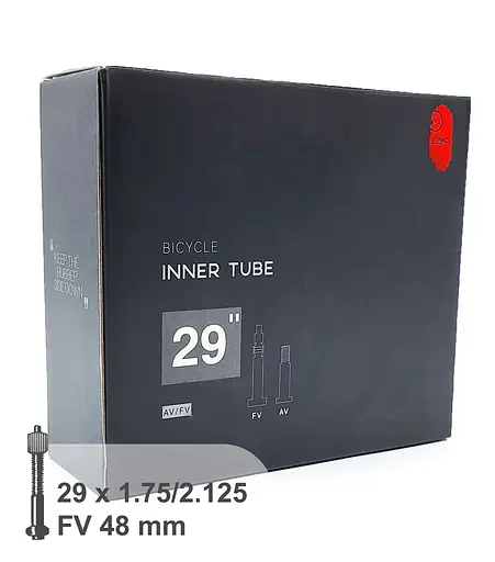 Подарунковий набір 2 велосипедні камери + лопатки + фліпери CNC 29x1.75/2.125 FV 48 мм (G0001315) - фото 5
