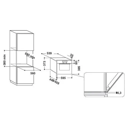 Микроволновка с грилем Whirlpool AMW 731 WH - фото 2