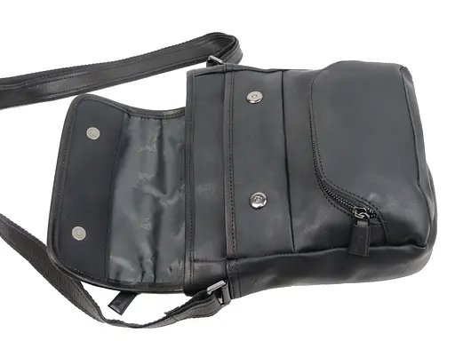 Кожаная мужская сумка Mykhail Ikhtyar 23х25х6 см sum0023009 - фото 7