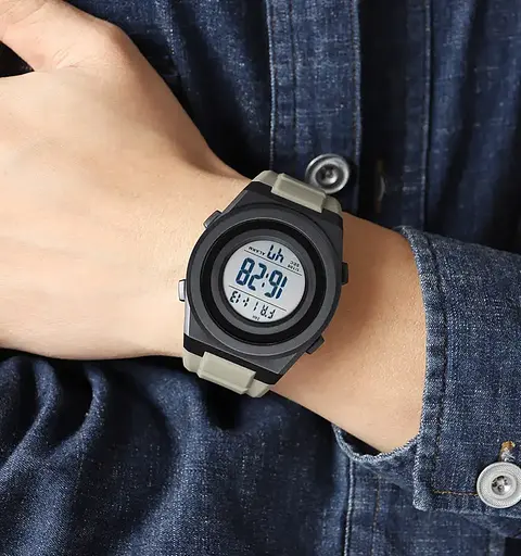 Чоловічий спортивний наручний годинник Skmei 2080 (Хакі) - фото 6