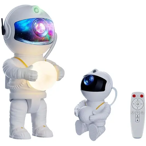 Проектор Astronaut Galaxy Astronaut Star Projector Light 8 режимов проекционной лампы Вращение на 360°