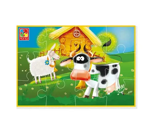 Игра развивающая Vladi Toys мягкие пазлы А5 Малыш сможет Ферма (укр)
