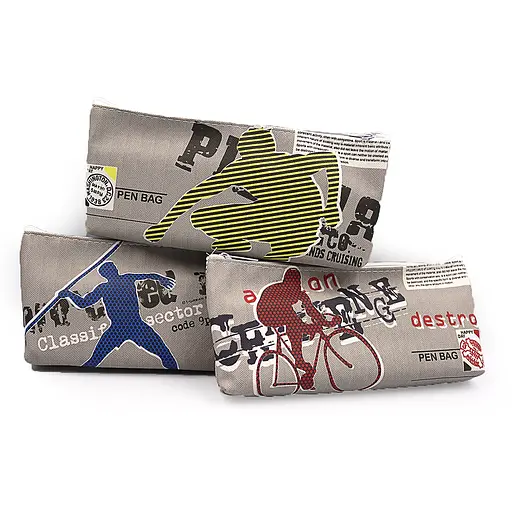 Пенал плоский Sport, 1 відділення, 20x9x2 см, 2176P (В асортименті) - фото 2