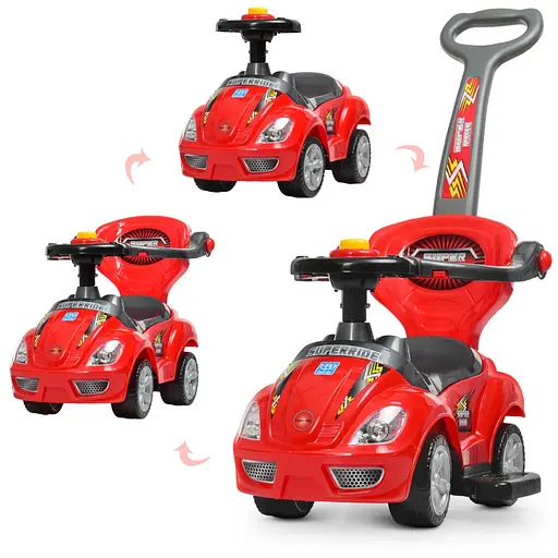 Каталка-толокар Bambi M 4205-3 Червоний - фото 2