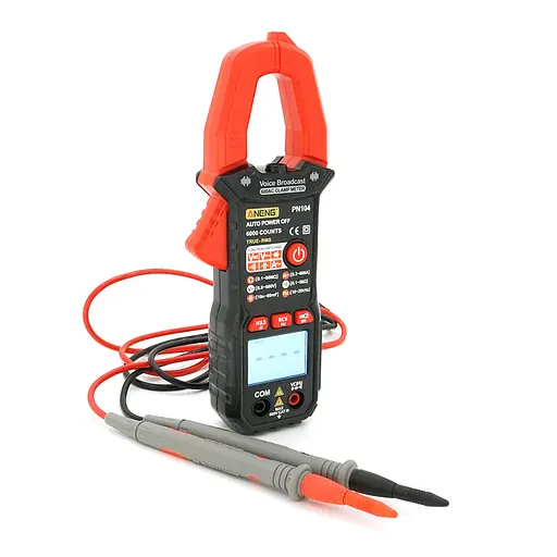 Токовые клещи Aneng PN104 Измерение: V (AC/DC) A (AC/DC) Ω, C, Hz (NCV, True RMS) - фото 1