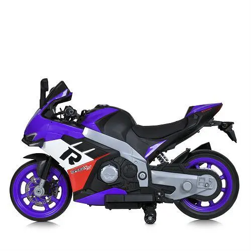 Электромобиль детский Bambi Мотоцикл Ducati M 6013EL-9 24V на аккумуляторе с USB музыкой и дополнительными колесами - фото 2