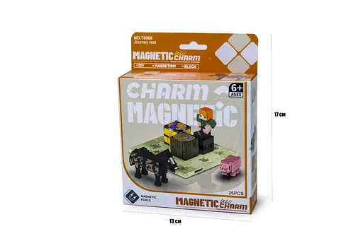 Конструктор магнітний Charm Magnetic, 9968, 26 деталей